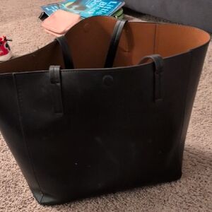 Elegant Black Tote Bag